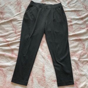 Express Polka Dot Ankle Dress Pants